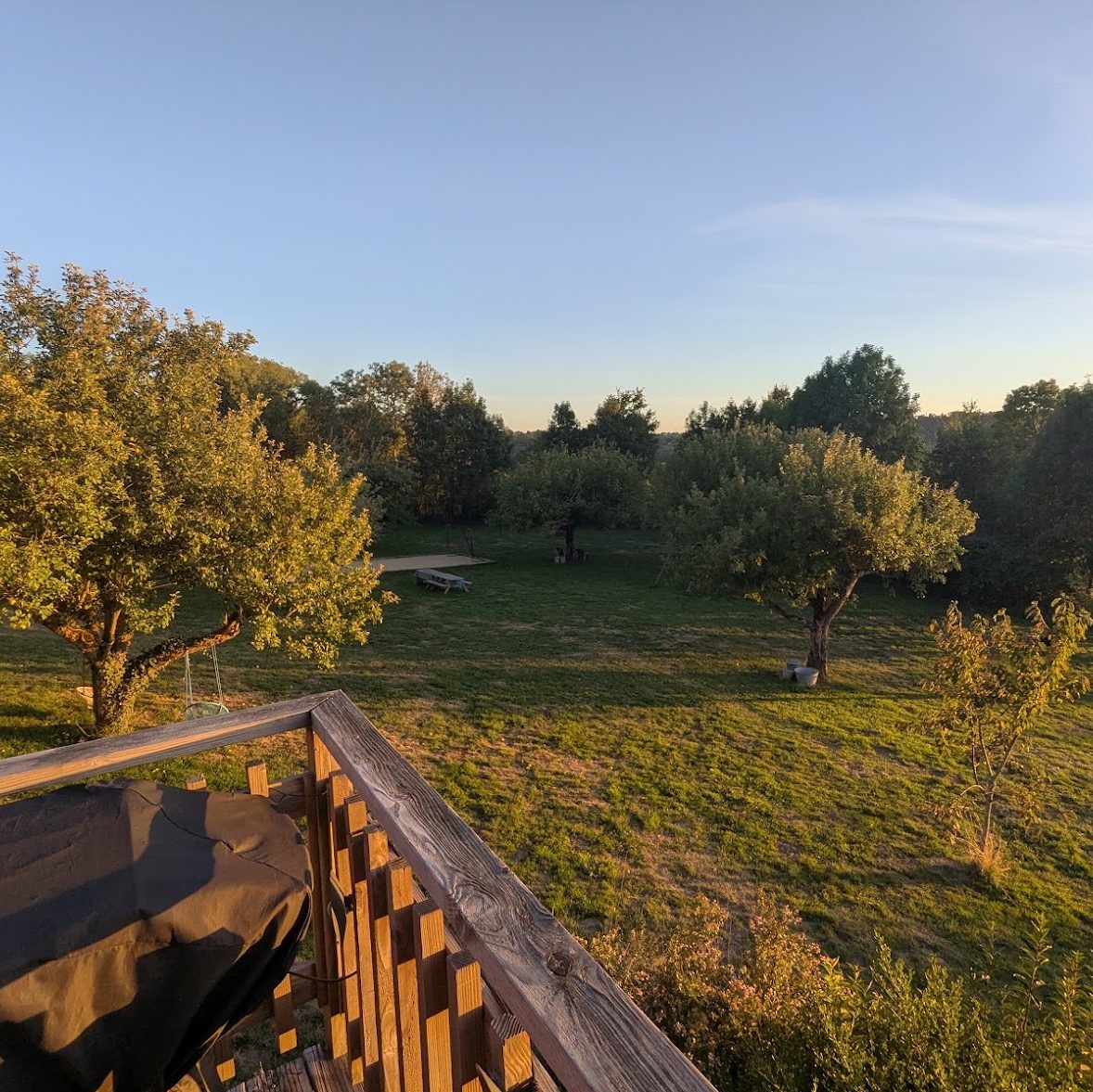 vue jardin